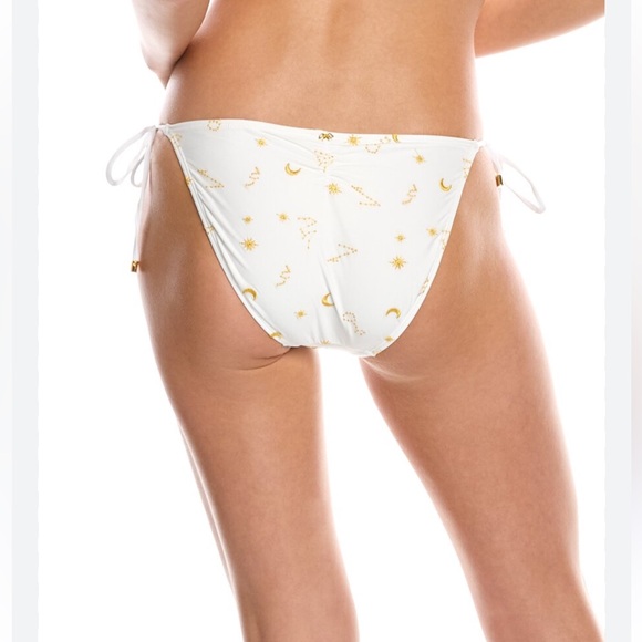 NWOT PQ Swim Celestial Embroidered Tie Bottoms Full Cut - Picture 3 of 8